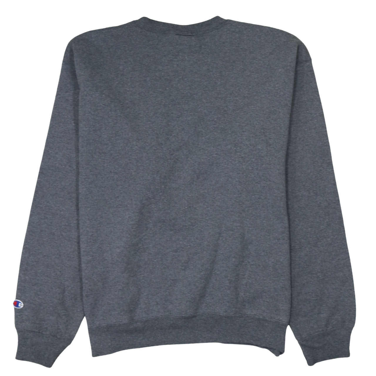 Champion Men's Grey Crew Neck Fleece Pullover Sweatshirt Size L