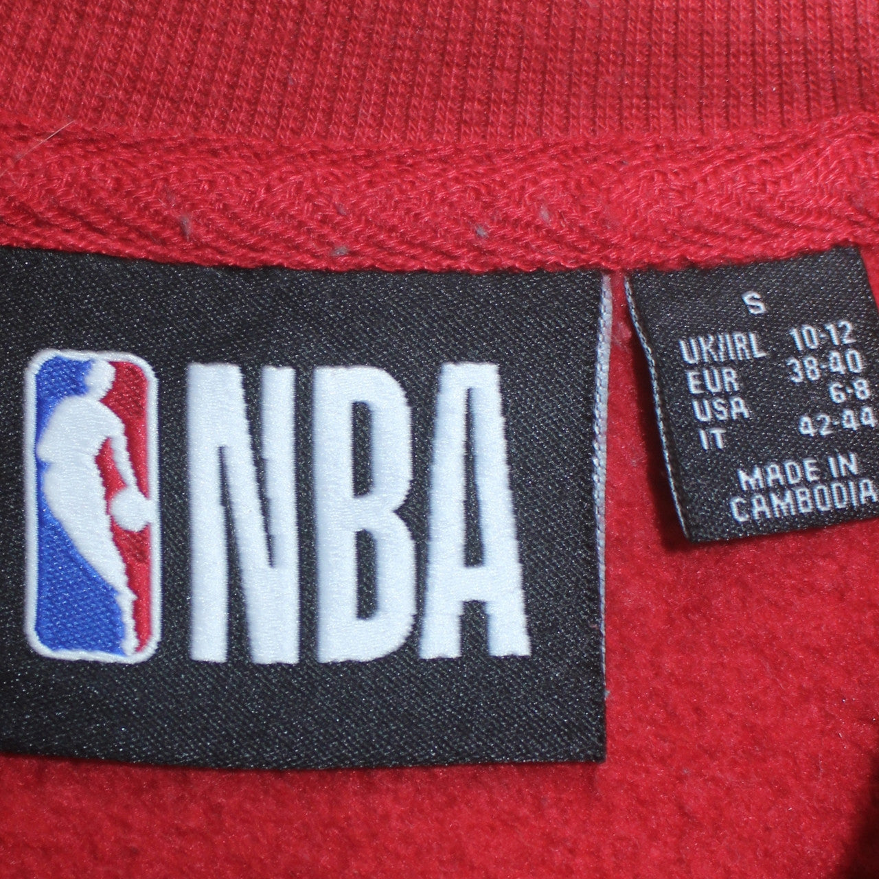 NBA Chicago Bulls Red Sweatshirt Women S Pullover Crew Neck Style