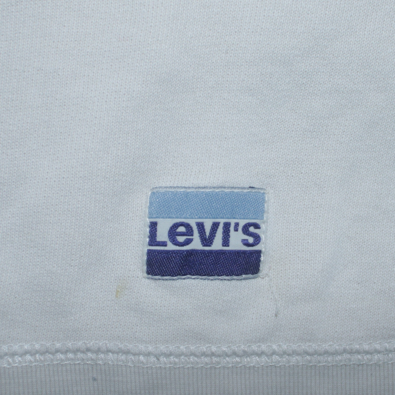 Levi's Men's White Crew Neck Pullover Sweatshirt Size L