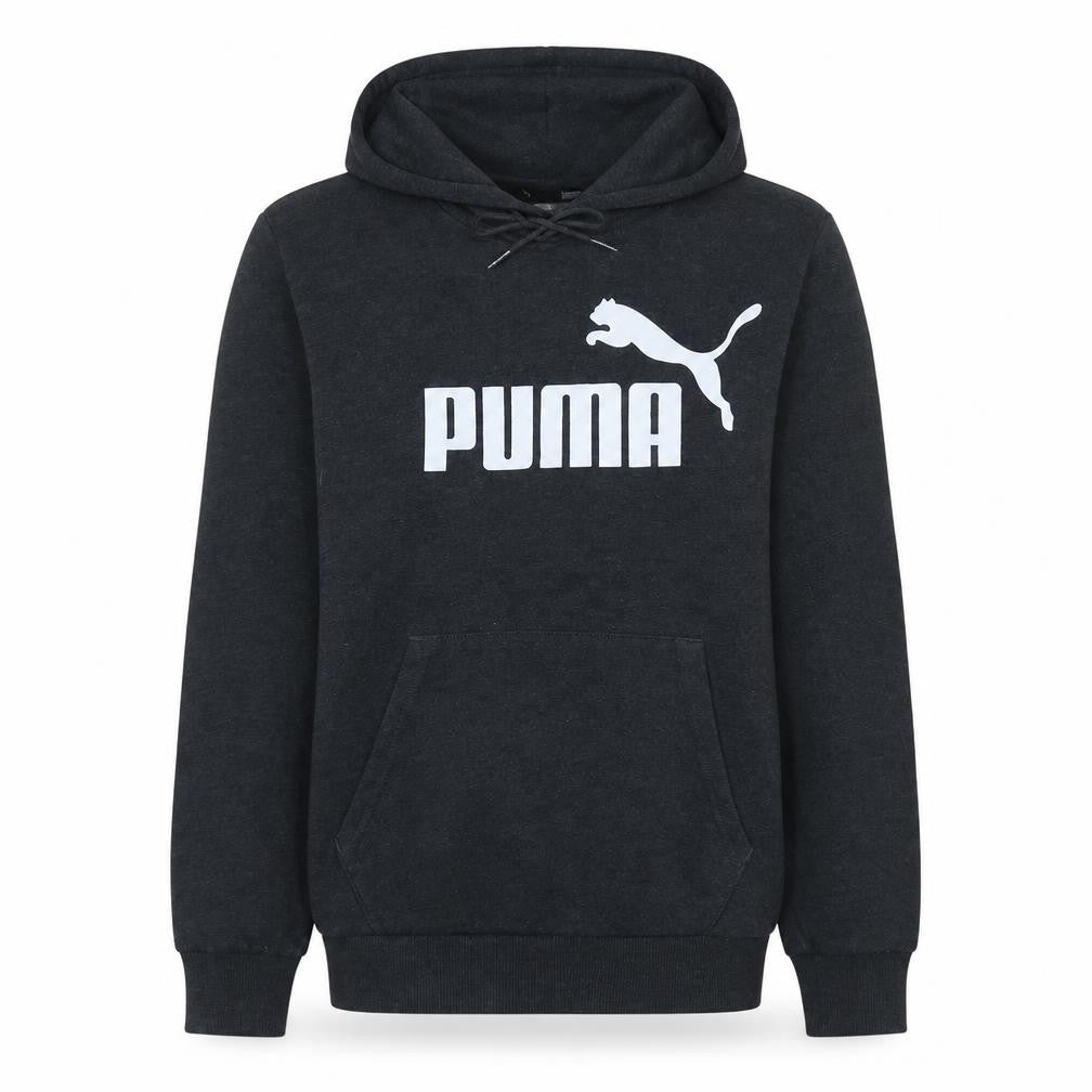Puma Men's Black Pullover Hoodie Sweatshirt Size M Fleece Lined Casual