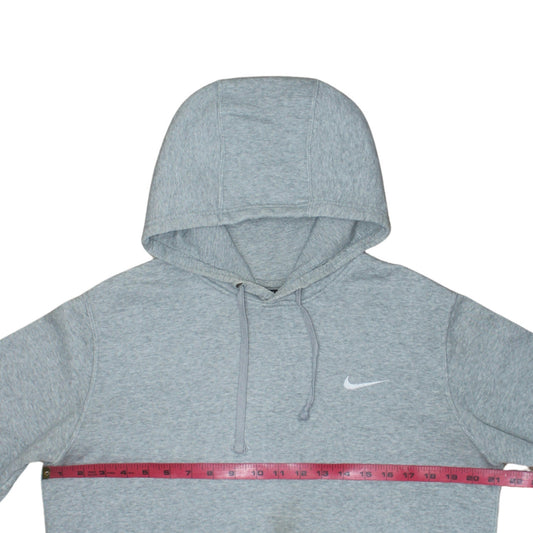 Nike Men's Grey Pullover Hoodie M Regular Fit Fleece Sweatshirt