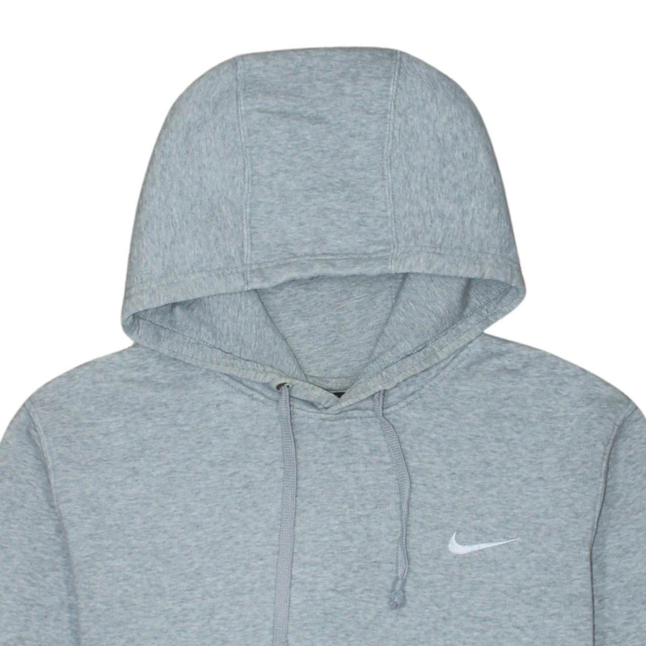 Nike Men's Grey Pullover Hoodie M Regular Fit Fleece Sweatshirt