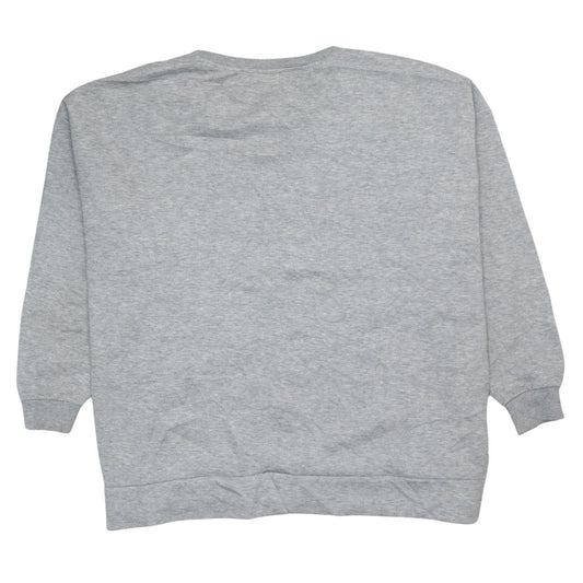 Disney Womens Grey Mickey Mouse XL Pullover Sweatshirt
