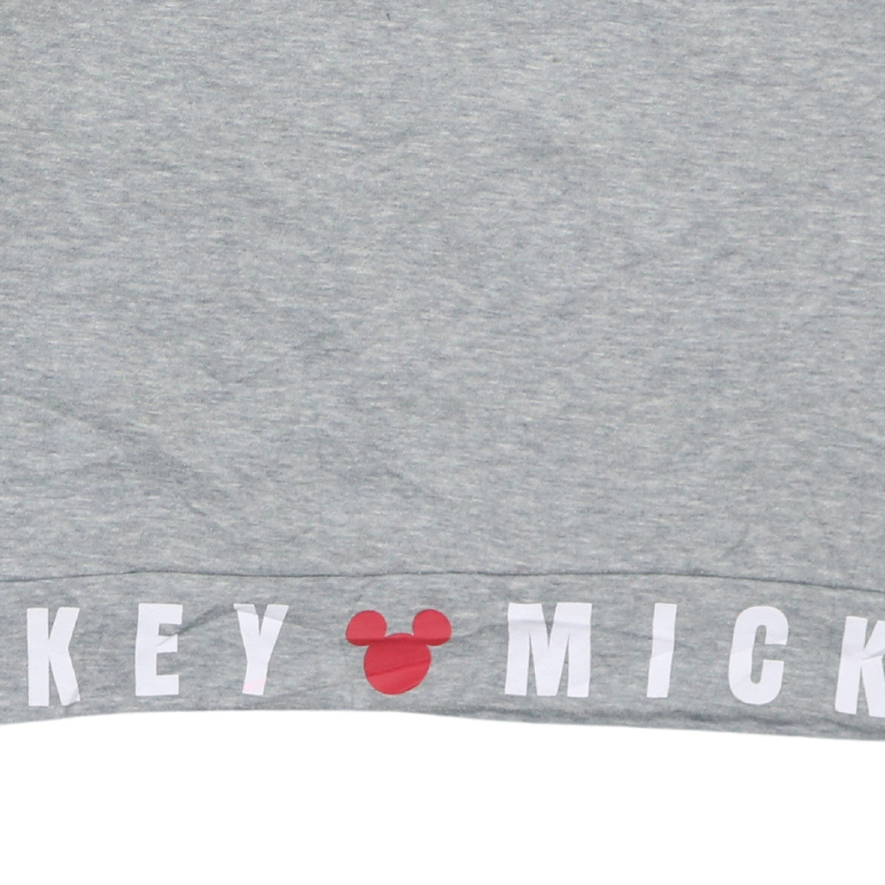 Disney Womens Grey Mickey Mouse XL Pullover Sweatshirt