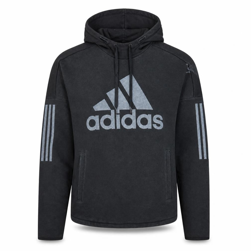 Adidas Men's Black Pullover Hoodie Small Logo Sportswear