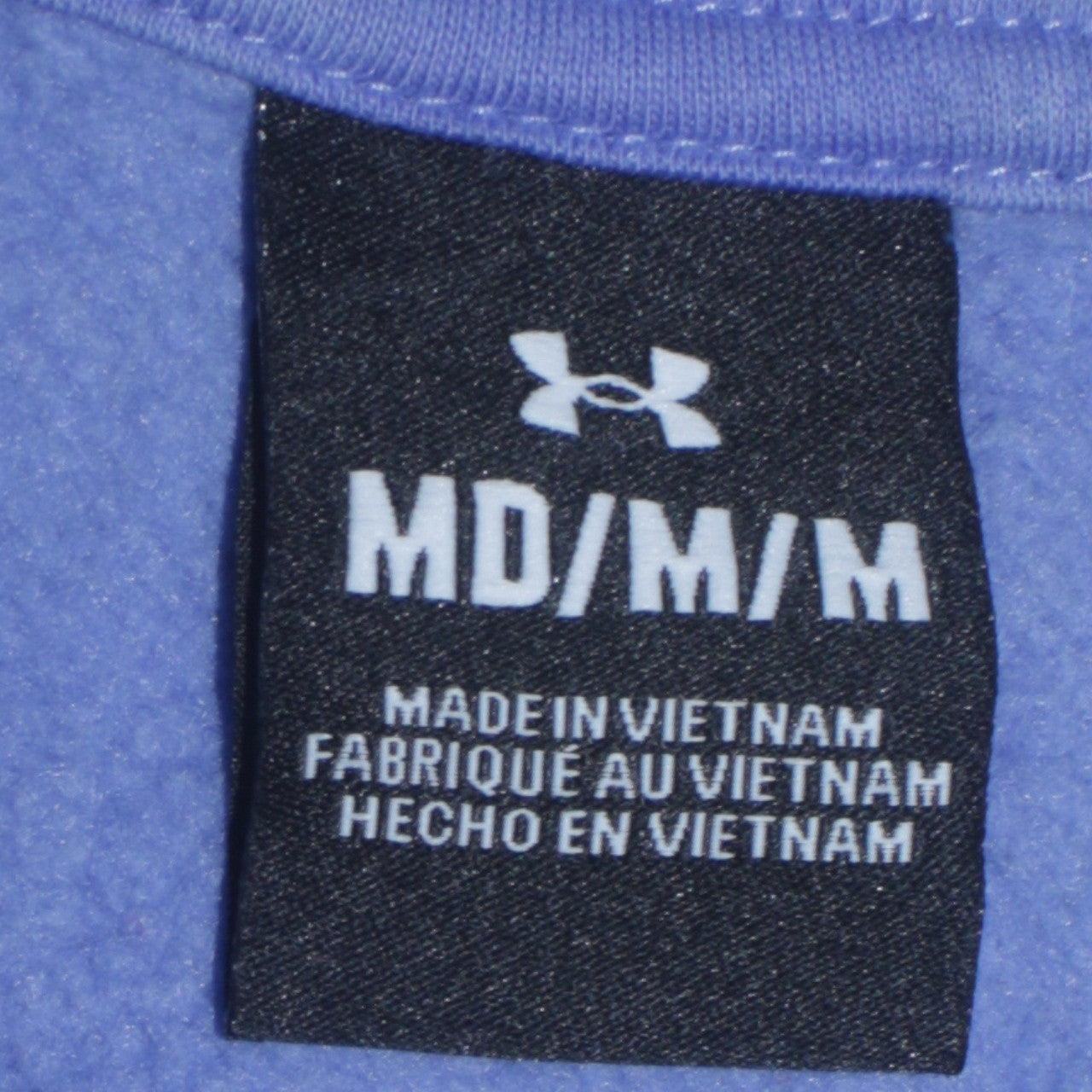 Under Armour Womens Blue Medium Pullover Sweatshirt with Logo