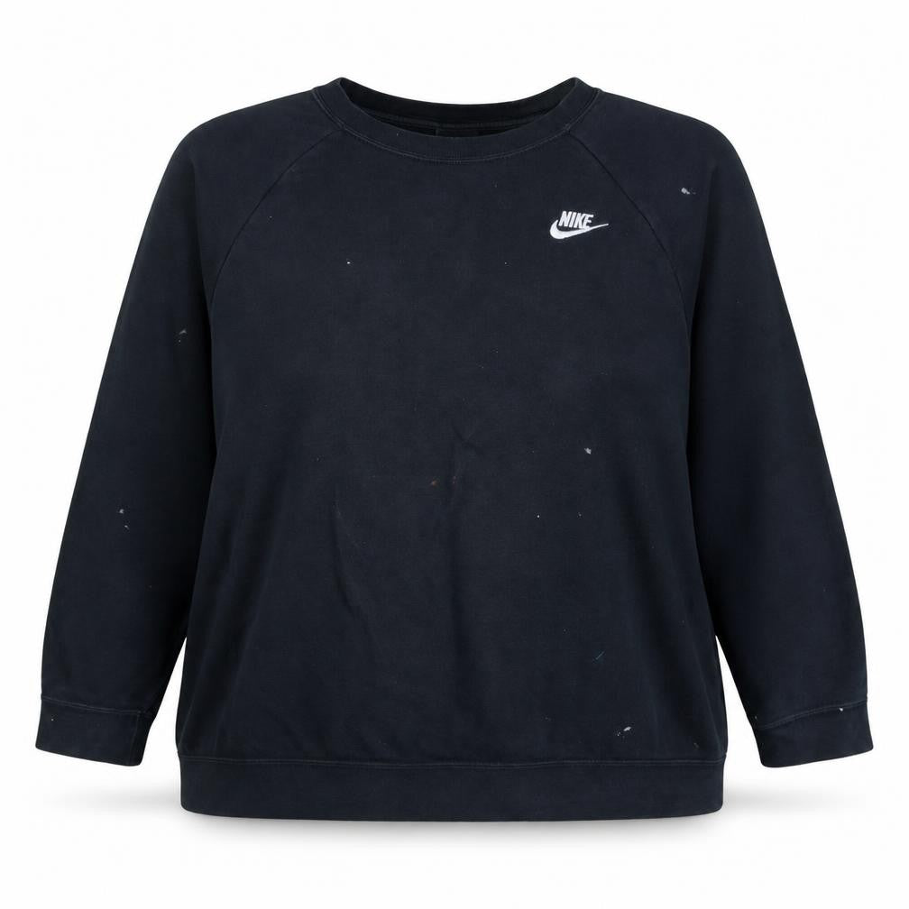 Nike Women's Black 2XL Crew Neck Pullover Sweatshirt