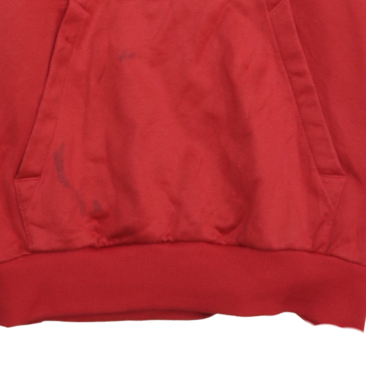 Puma Men's Red Small Pullover Hoodie with Grey Logo