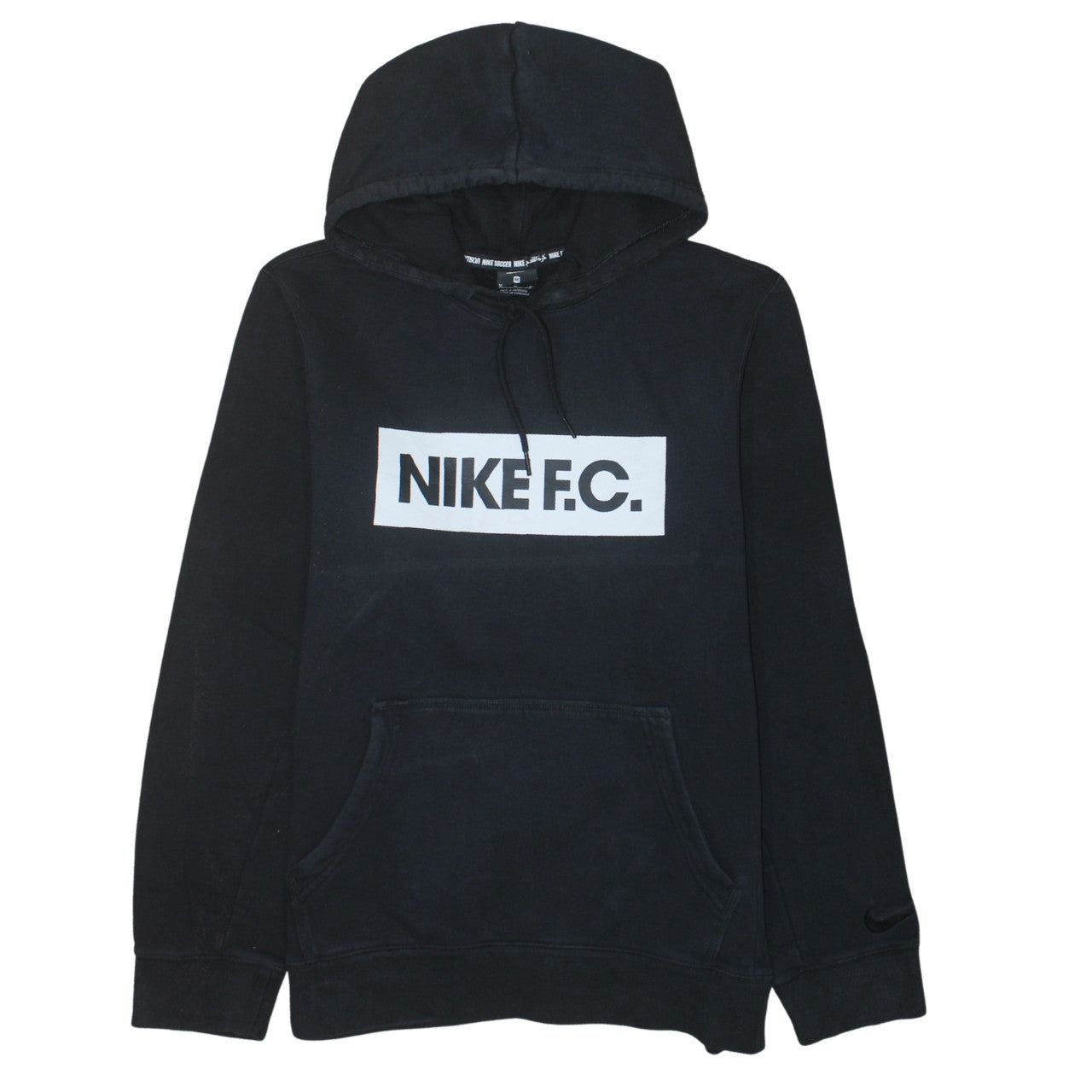 Nike F.C. Men's Black Pullover Hoodie M Graphic Sports Sweatshirt