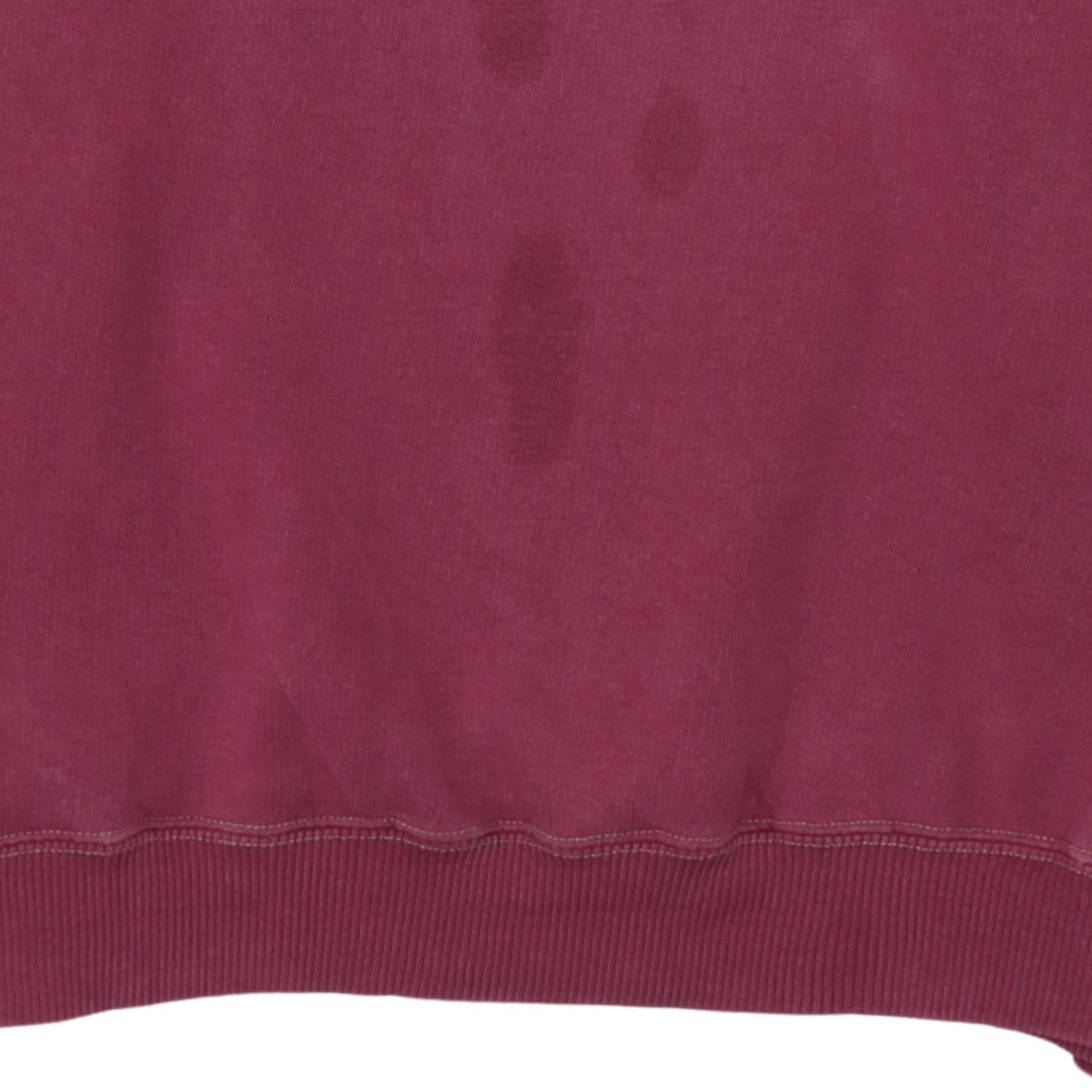 Adidas Womens Burgundy Sweatshirt M Cotton Crew Neck Pullover