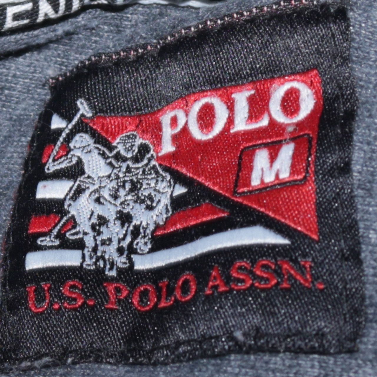 U.S. Polo Assn. Men's Grey Striped Crew Neck Sweatshirt M Regular Fit
