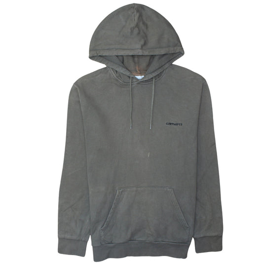 Carhartt Men's Grey Pullover Hoodie Size M Regular Fit