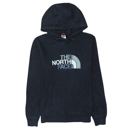 The North Face Men's Black Pullover Hoodie M Logo Fleece Sweatshirt
