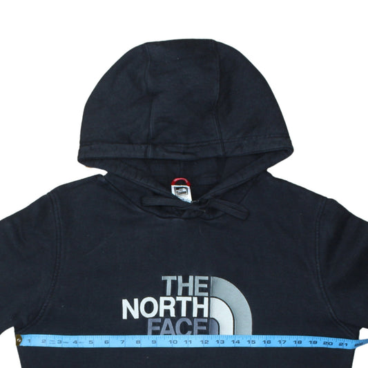 The North Face Men's Black Pullover Hoodie M Logo Fleece Sweatshirt