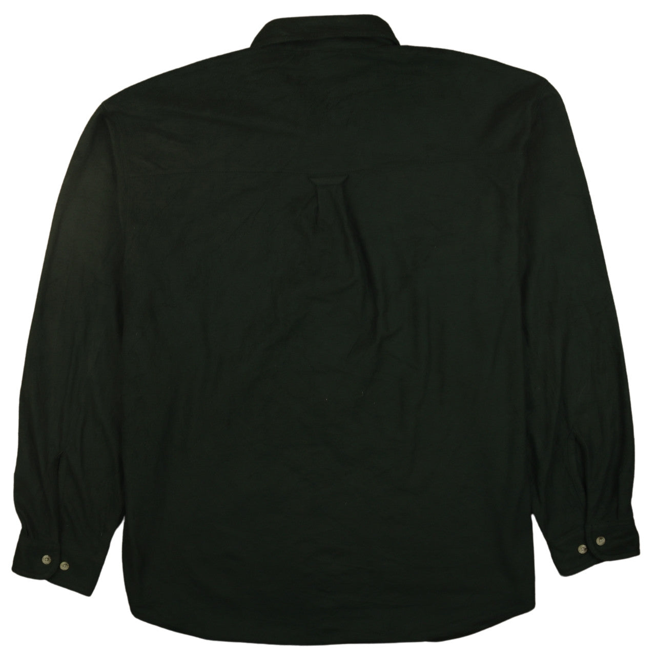 Columbia Men's Green Fleece Long Sleeve Button-Up Shirt L