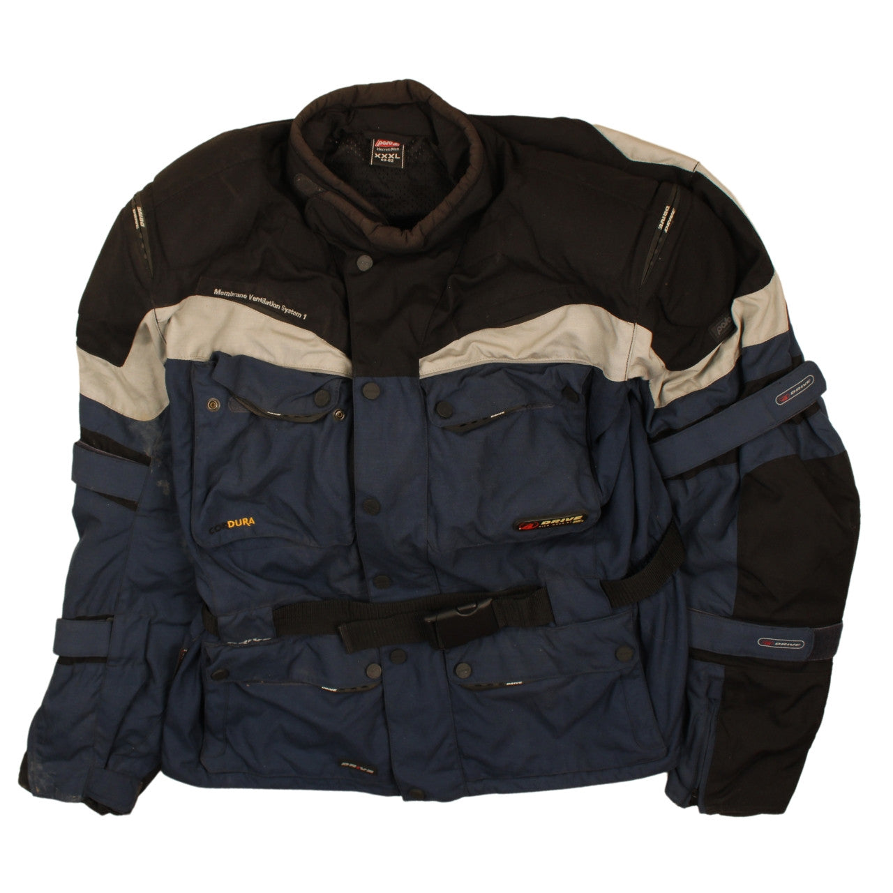 POLO Drive Men's Blue 3XL Waterproof Motorcycle Jacket