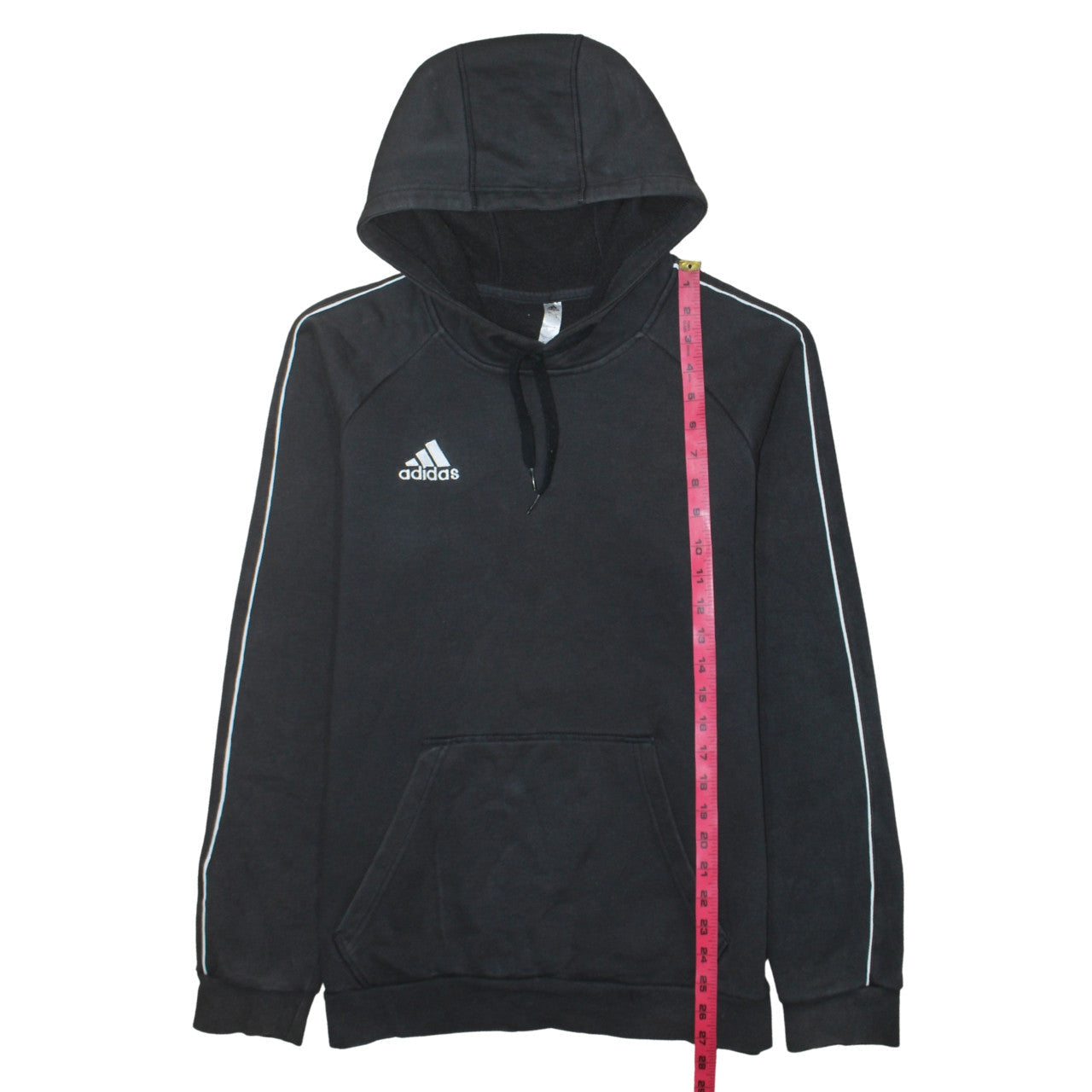 Adidas Men's Black Pullover Hoodie M Sports Fleece Regular Fit