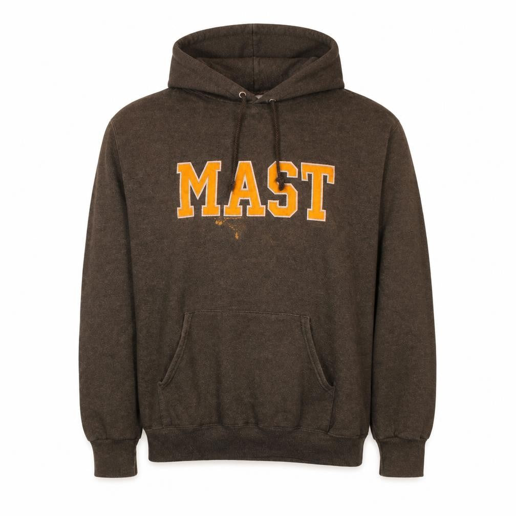 Champion Men's Brown Pullover Hoodie L College Graphic