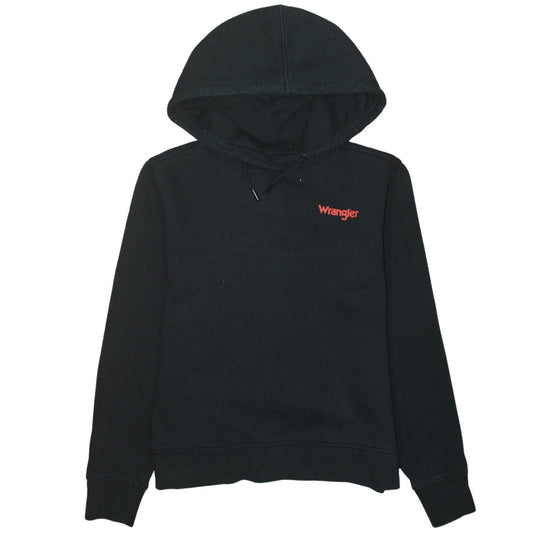 Wrangler x Bob Marley Women's Black Hoodie Small 100% Cotton Pullover