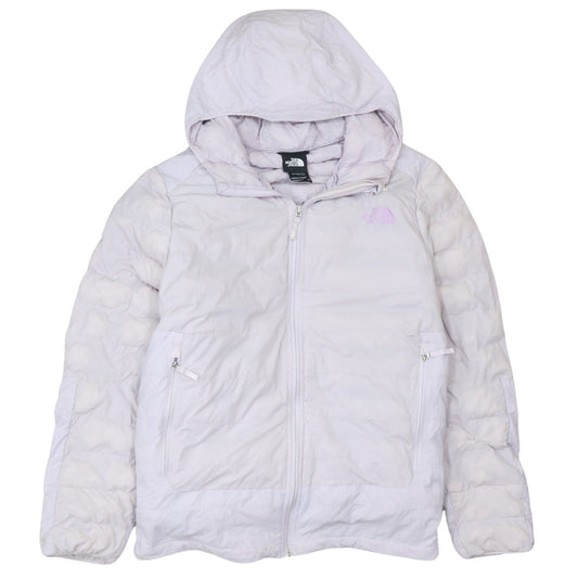 The North Face Womens White XL ThermoBall Eco Hooded Puffer Jacket
