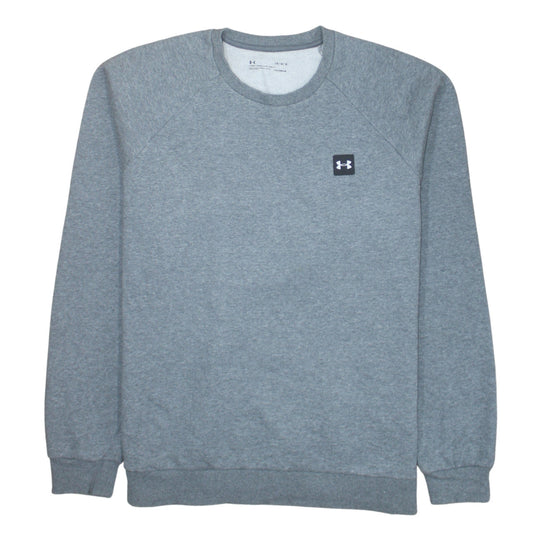 Under Armour Men’s Grey Crew Neck ColdGear Pullover Sweatshirt Size L