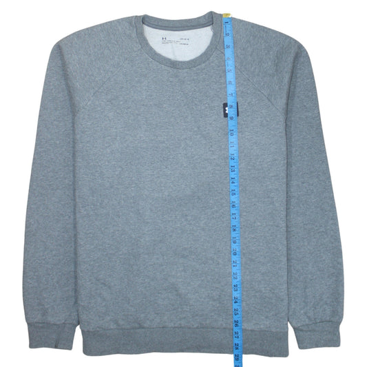 Under Armour Men’s Grey Crew Neck ColdGear Pullover Sweatshirt Size L