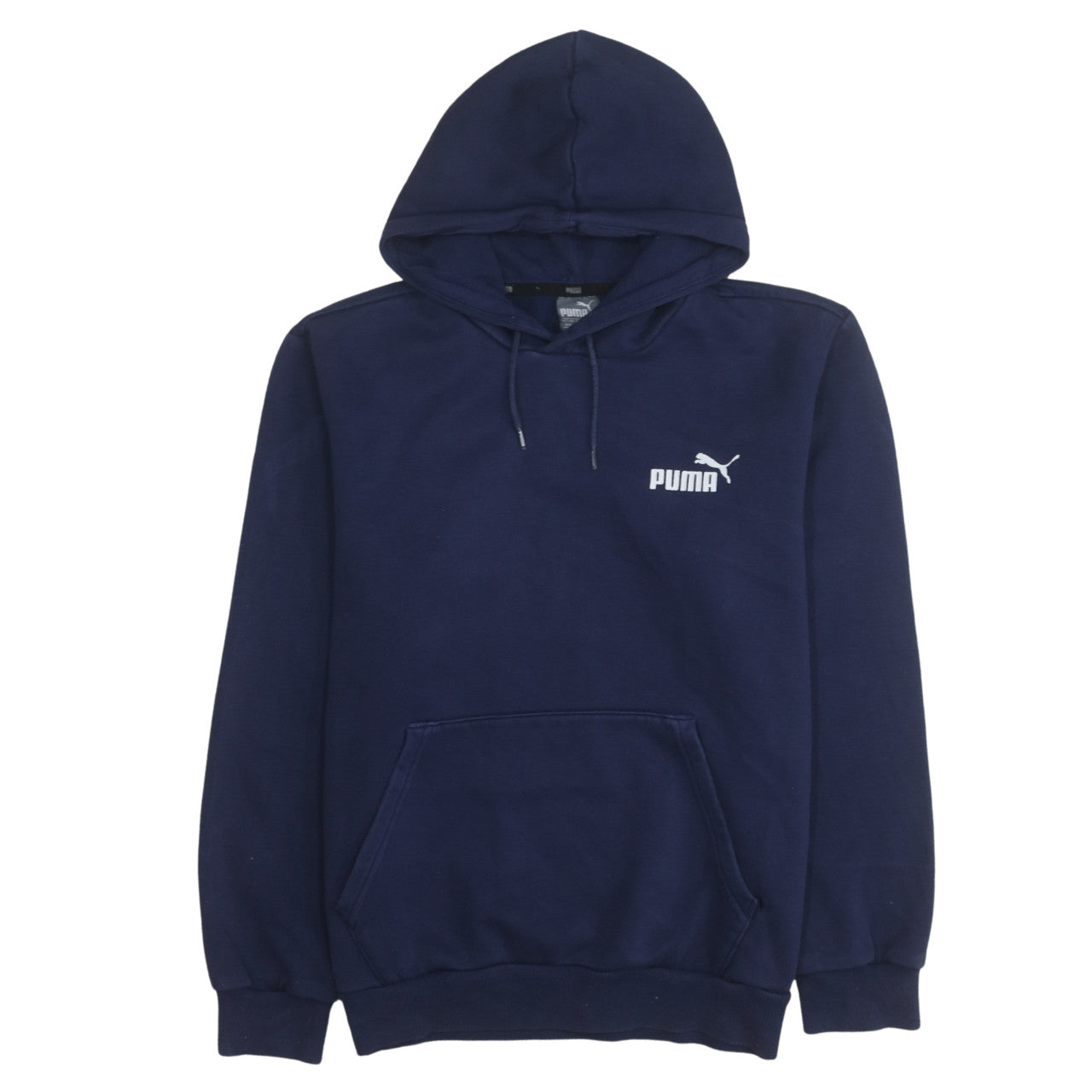 Puma Men's Blue Pullover Hoodie Size M Regular Fit Sportswear