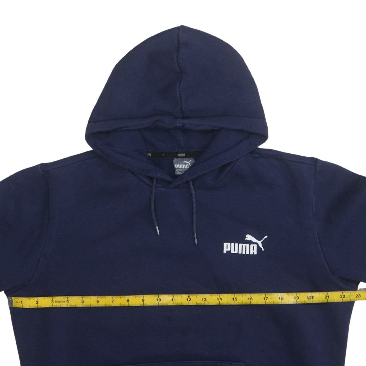 Puma Men's Blue Pullover Hoodie Size M Regular Fit Sportswear