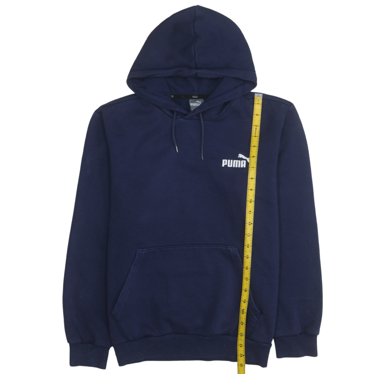Puma Men's Blue Pullover Hoodie Size M Regular Fit Sportswear