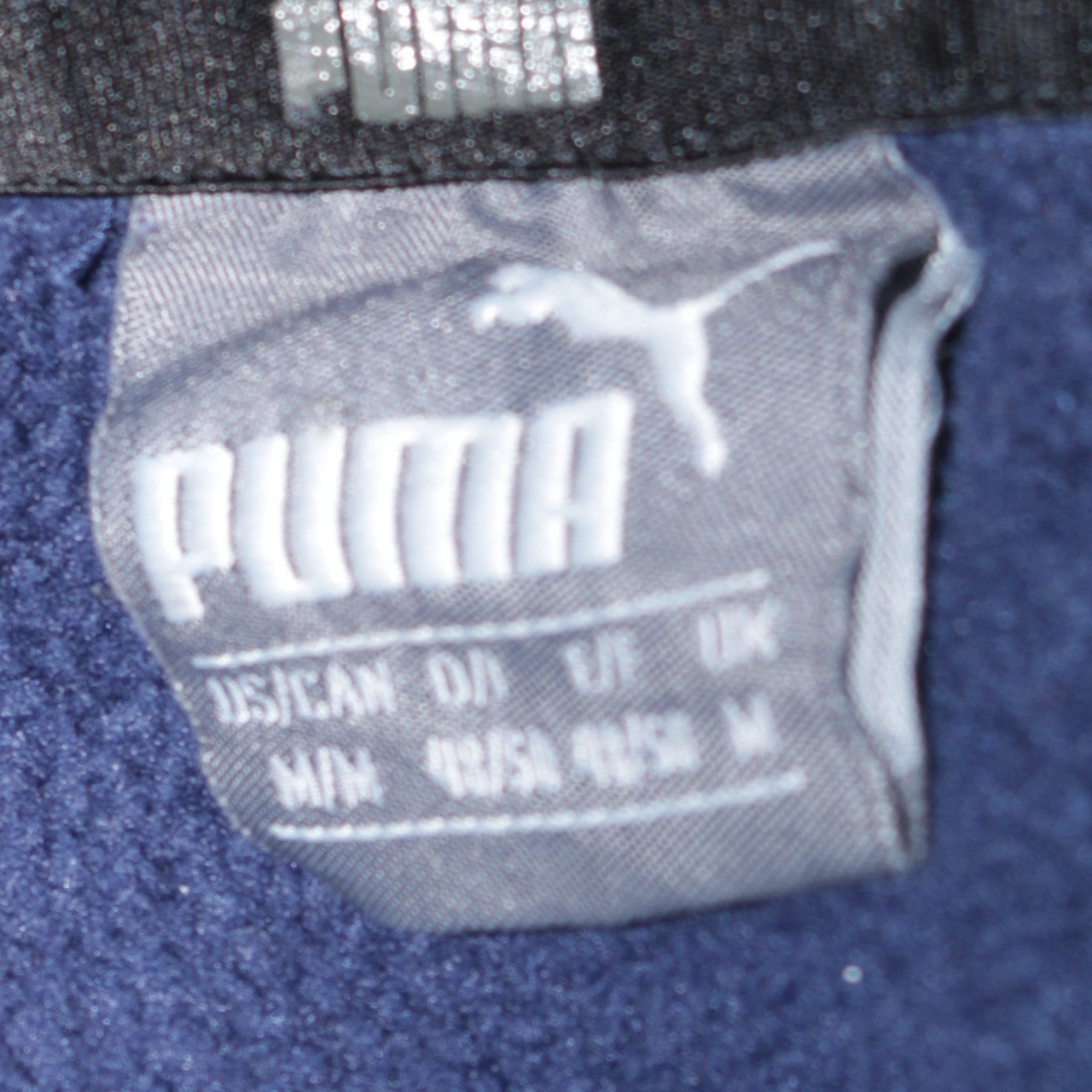 Puma Men's Blue Pullover Hoodie Size M Regular Fit Sportswear