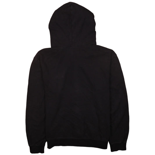 Champion Men's Black Full Zip Hoodie Size L with Logo
