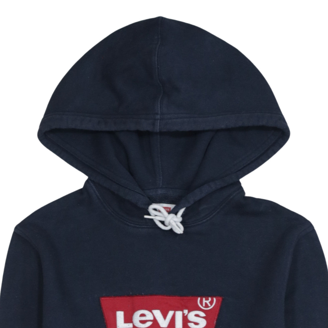 Levi’s Men’s Blue Pullover Hoodie Small Logo Fleece Sweatshirt