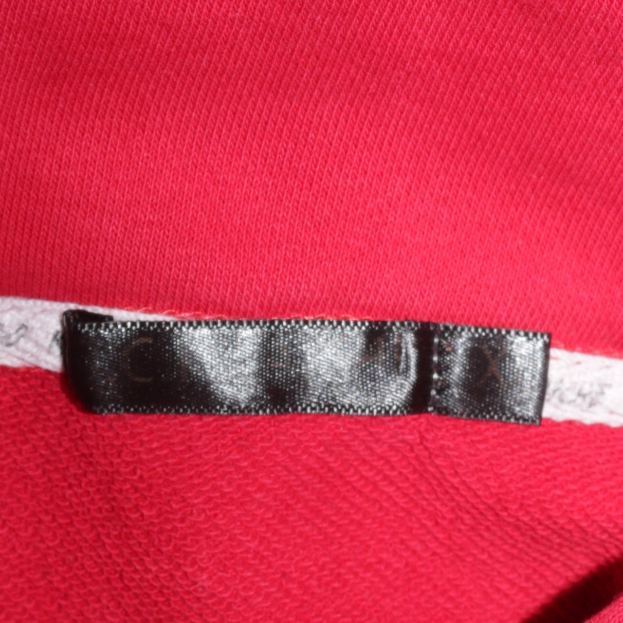 Champion Men's Red Pullover Hoodie M Sports Logo Fleece