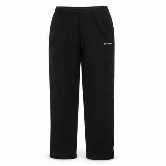Champion Women Black Fleece Sweatpants Medium Regular Fit
