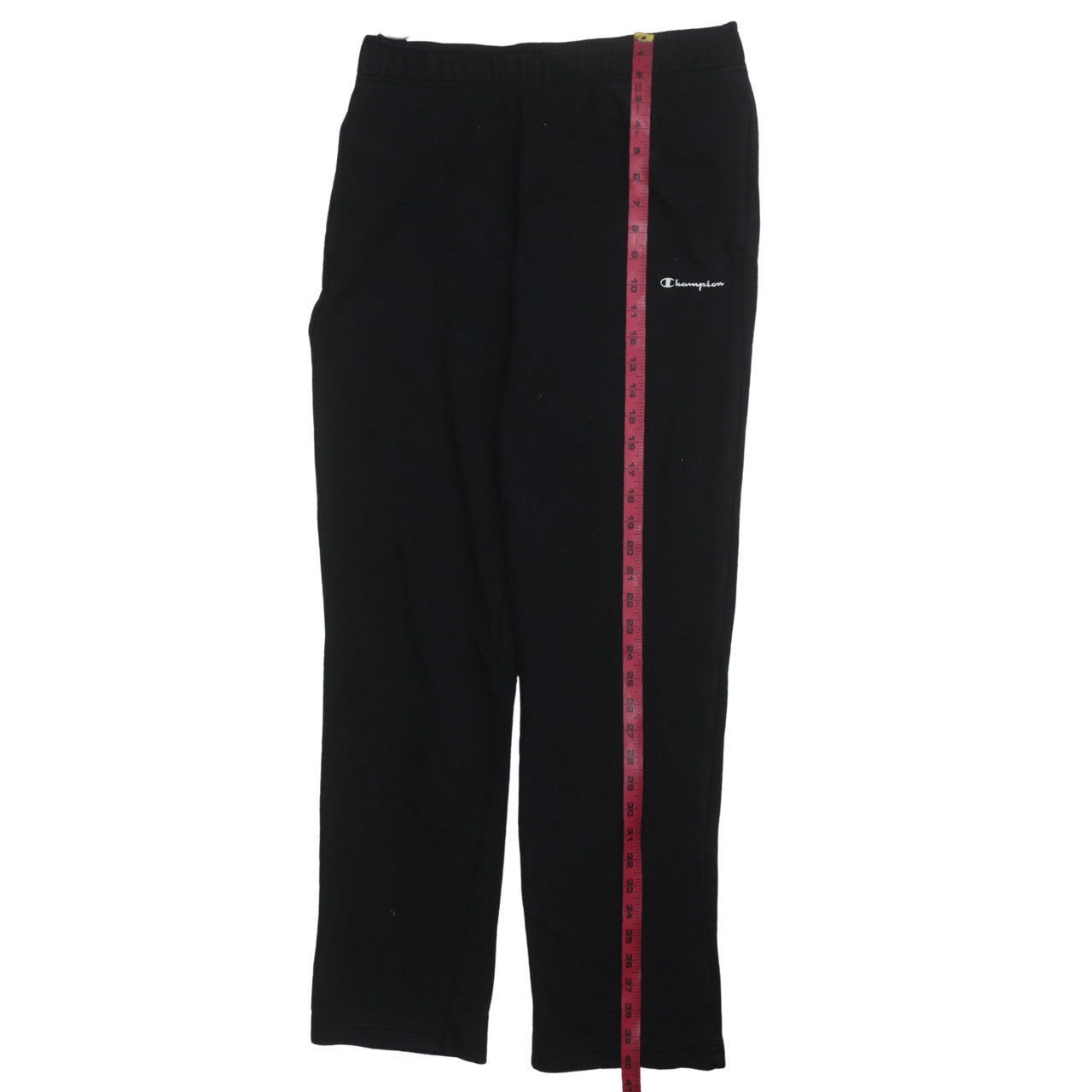 Champion Women Black Fleece Sweatpants Medium Regular Fit