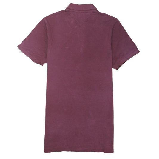 Tommy Hilfiger Denim Men's Red XL Short Sleeve Cotton Polo Shirt