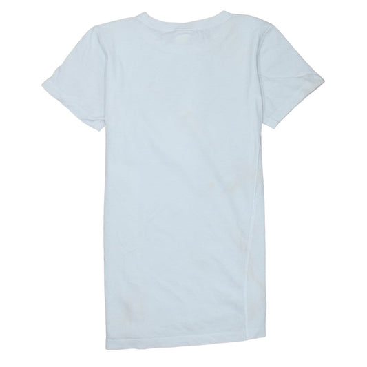 Champion Men's White Small Short Sleeve Graphic Logo T-Shirt
