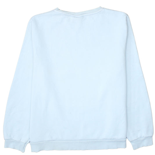 Disney Women White Minnie & Mickey Cotton Fleece Sweatshirt L 14/16