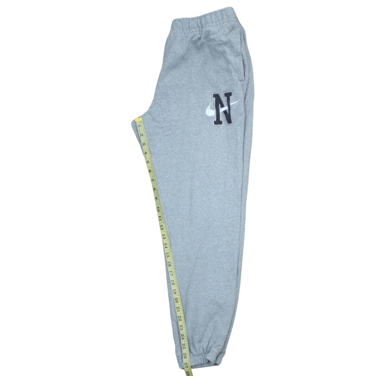 Nike Women Grey Cotton Pullover Sweatshirt L Hooded Activewear