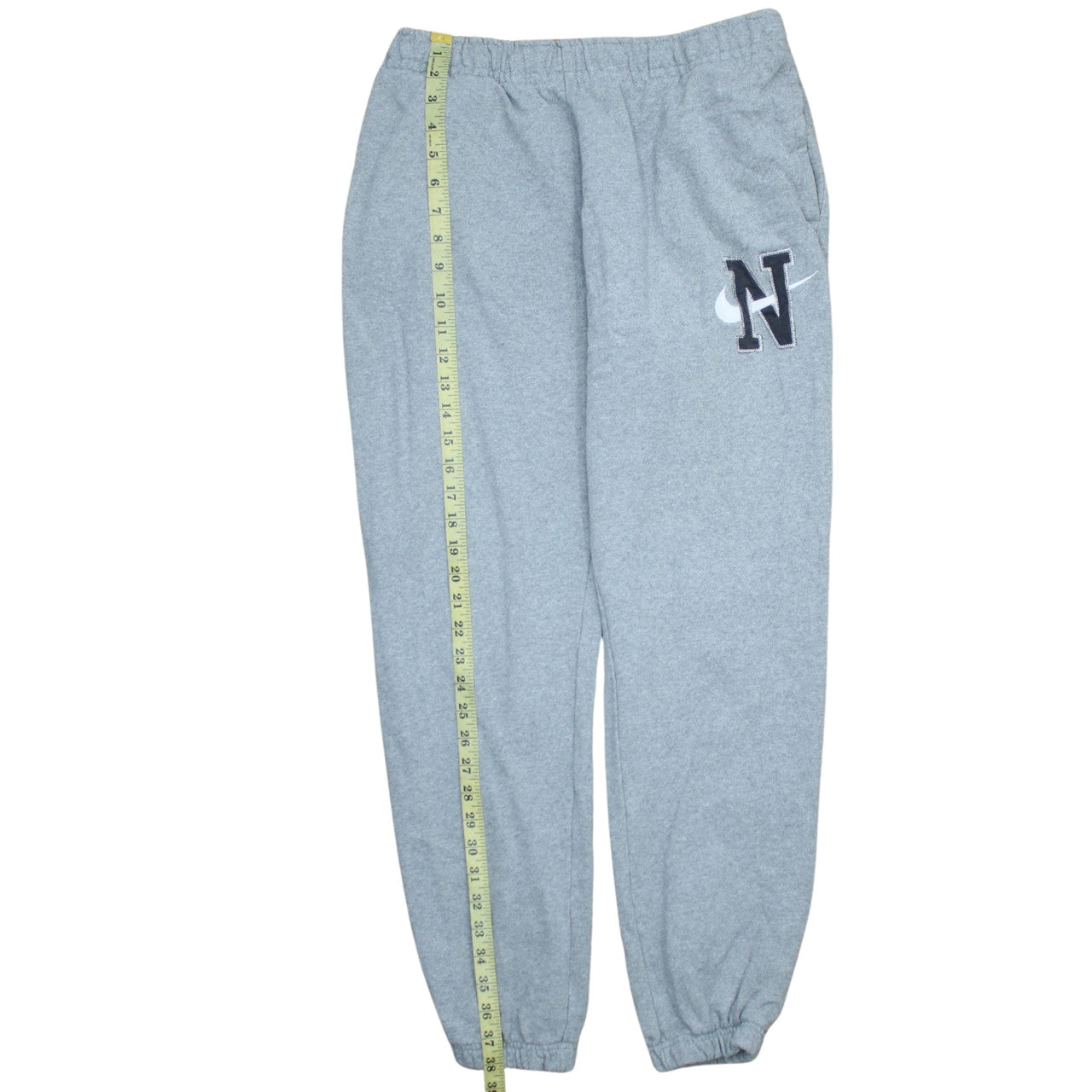 Nike Women Grey Cotton Pullover Sweatshirt L Hooded Activewear