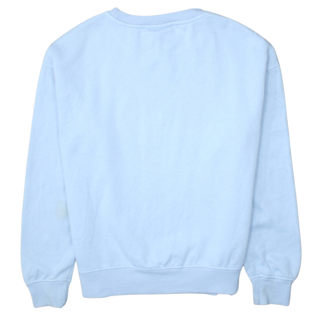 Disney Primark Women Blue Stitch Sweatshirt 2XS Pullover Crew Neck