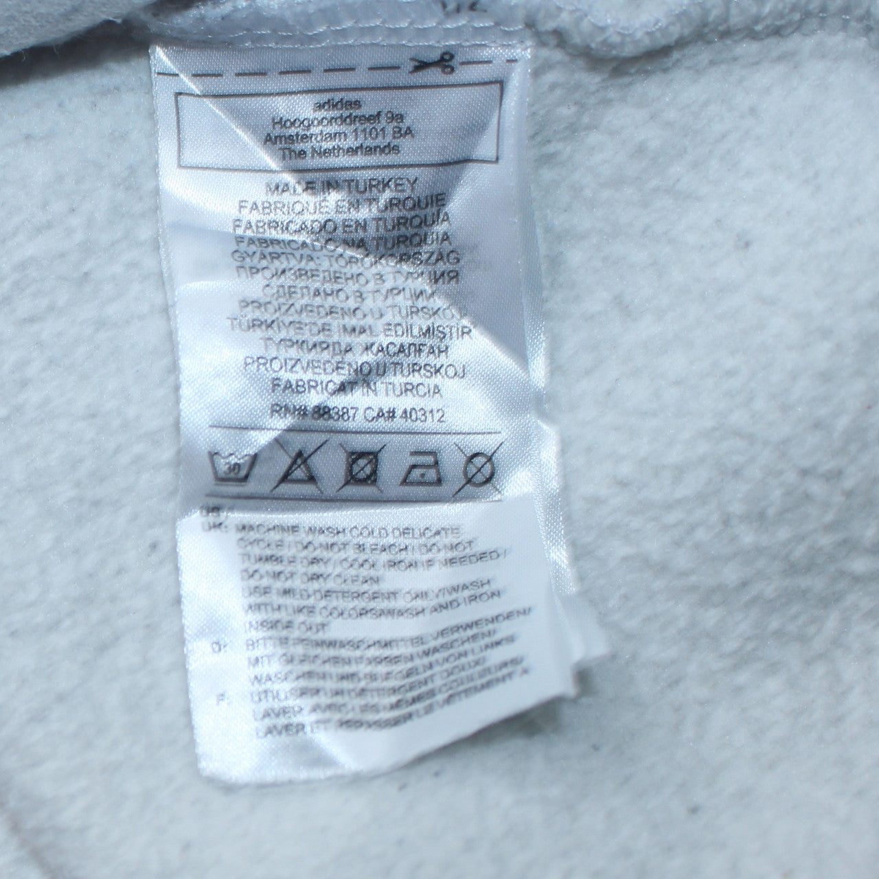 Adidas Women’s Grey Size 12 Pullover Hoodie Sweatshirt
