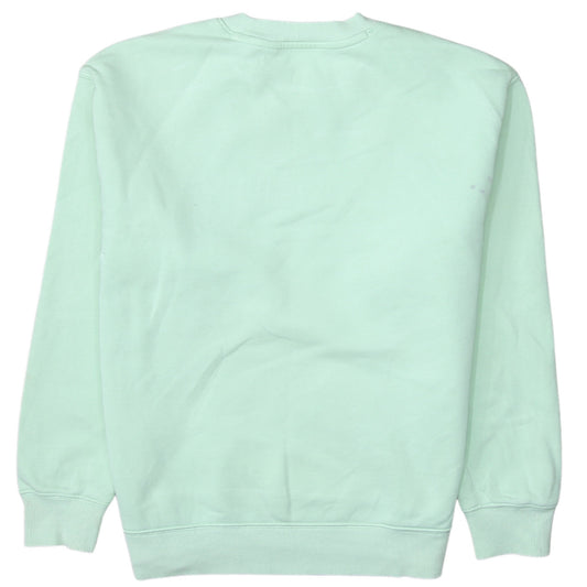 Carhartt Men's Green Small Embroidered Logo Pullover Sweatshirt
