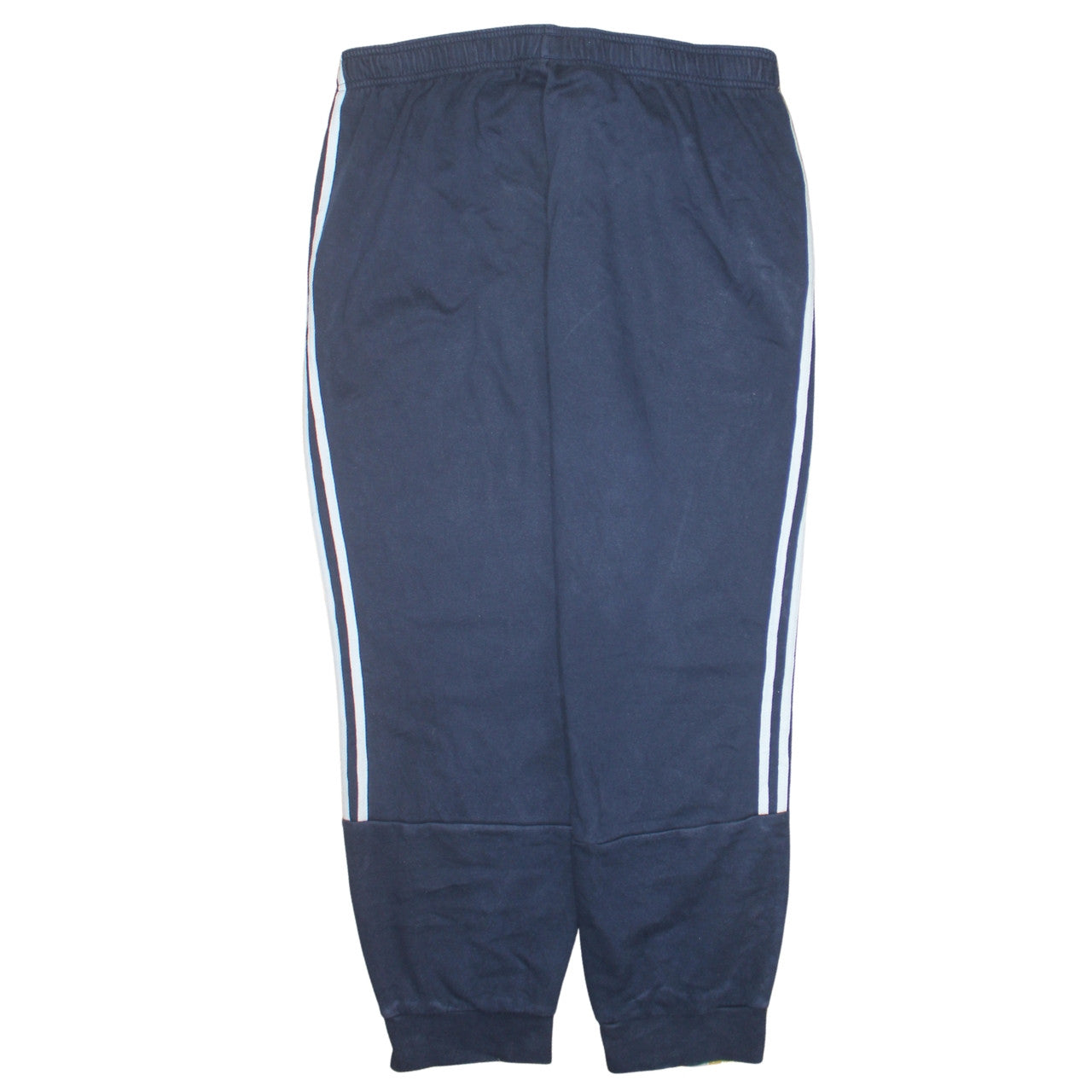 Adidas Men Blue 2XL Track Pants Elastic Waist Tapered Leg