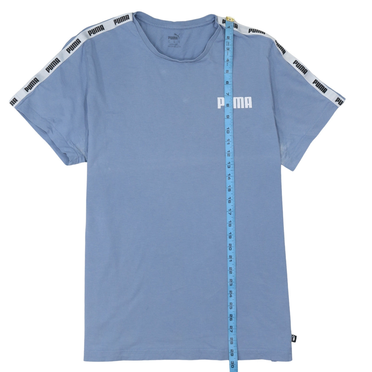 Puma Men's Blue XL Crew Neck Logo Sports T-Shirt