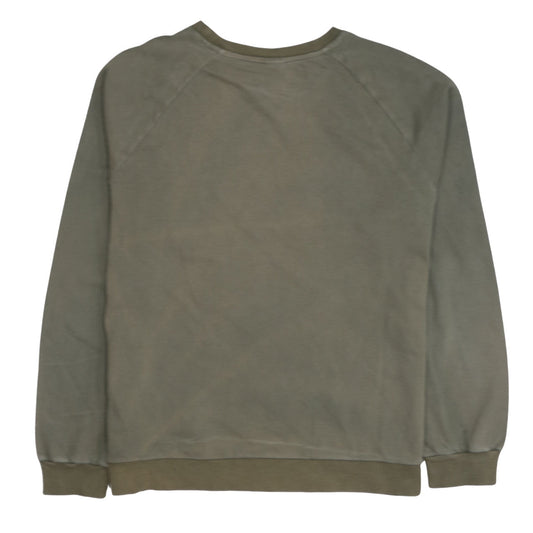 Hugo Boss Men's Green Logo Crew Neck Sweatshirt Size M