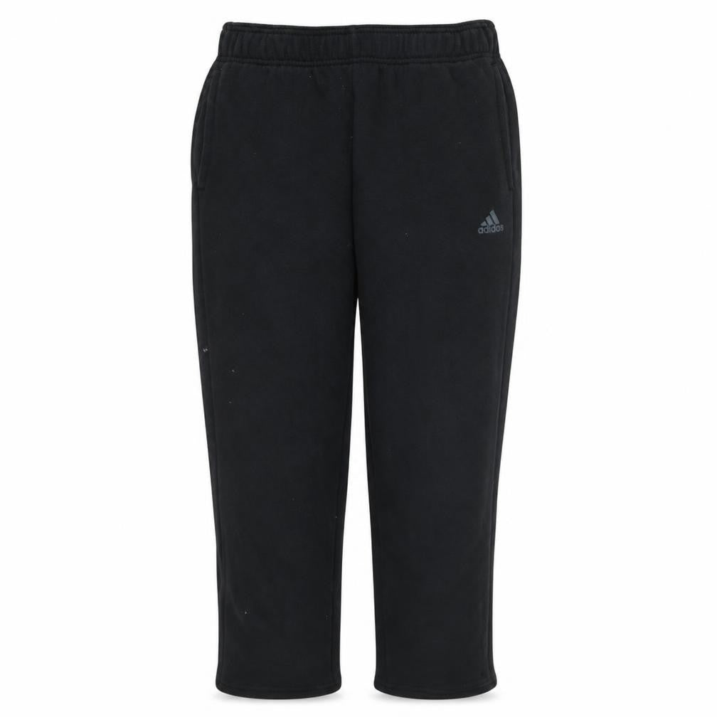 Adidas Womens Black Fleece Sweatpants Size 12 Regular Fit