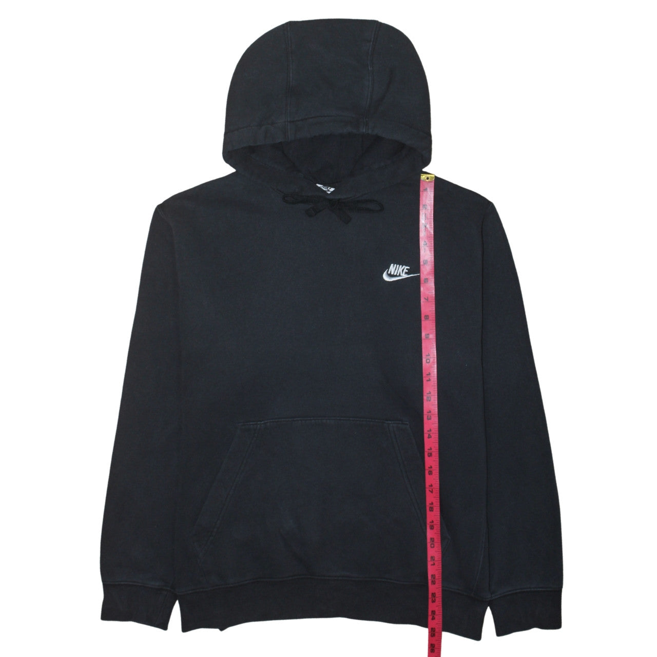 Nike Men's Black Pullover Hoodie M Fleece Cotton Blend