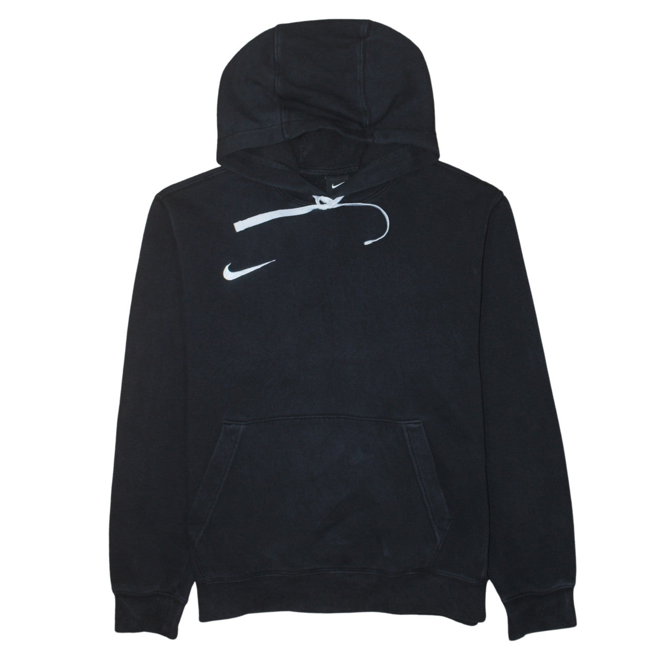 Nike Men's Black Pullover Hoodie Size M Logo Sportswear