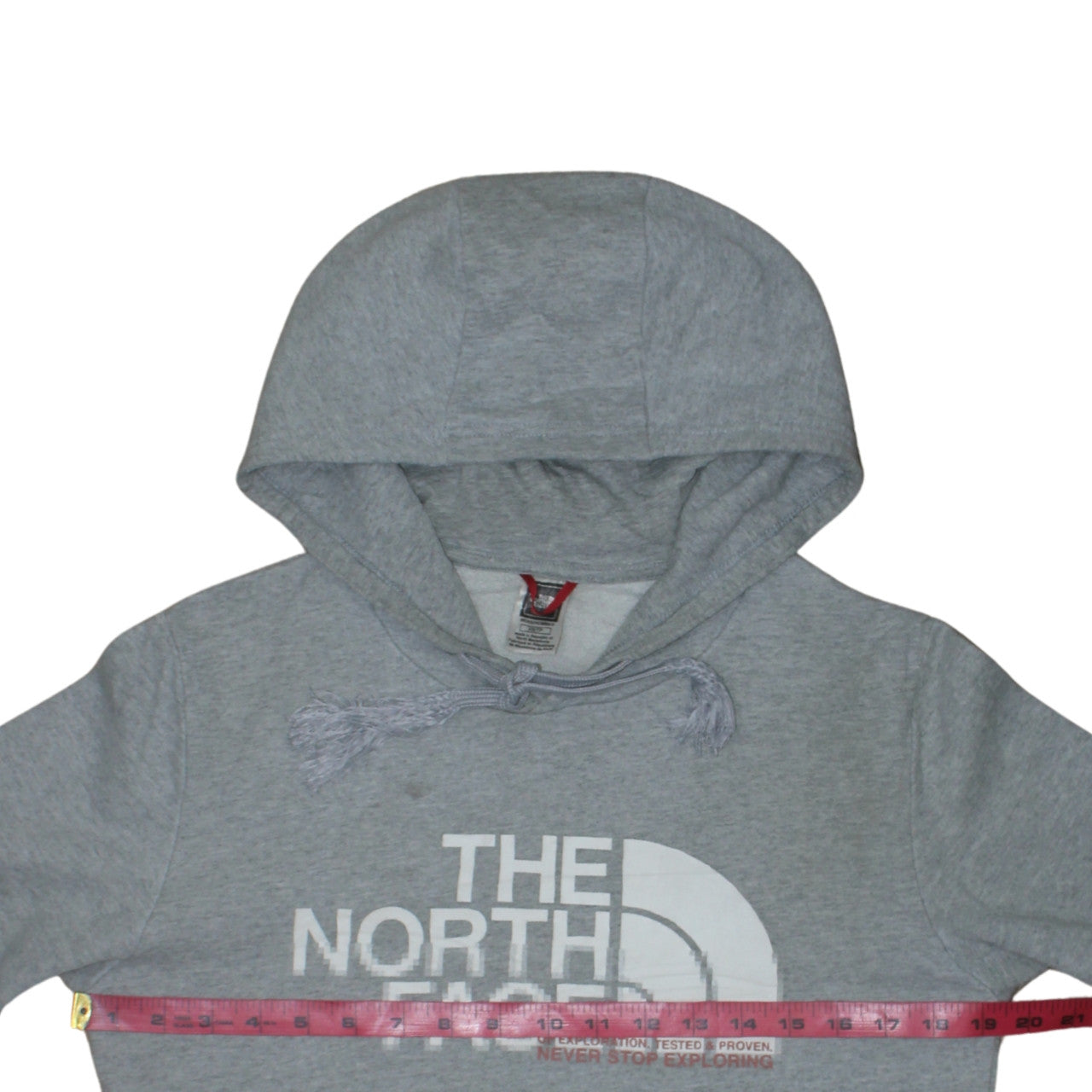 The North Face Mens Grey XS Pullover Hoodie Graphic Logo